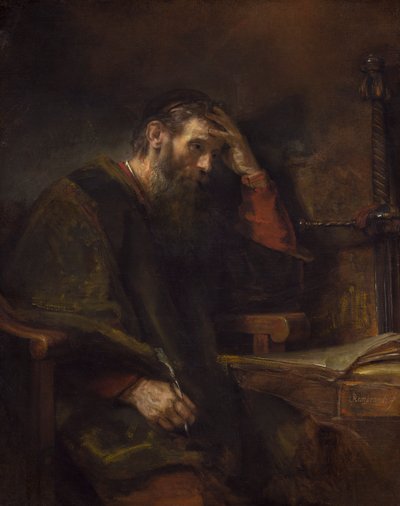 Saint Paul by Rembrandt van Rijn